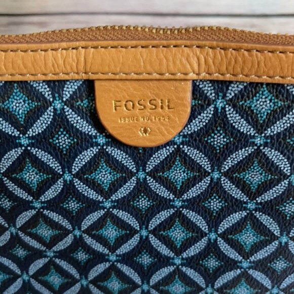 Fossil Bags | Fossil Sydney Tote | Blue - Picture 2 of 5